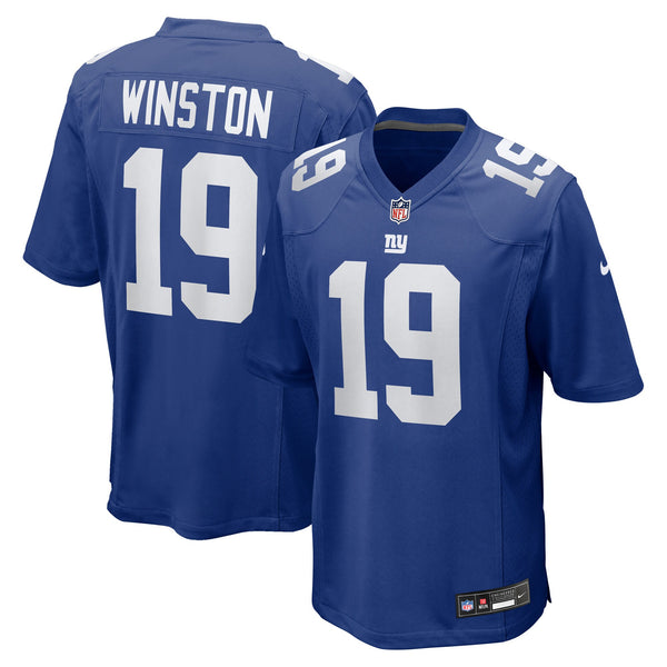 New York Giants Jameis Winston Royal Team Game Jersey