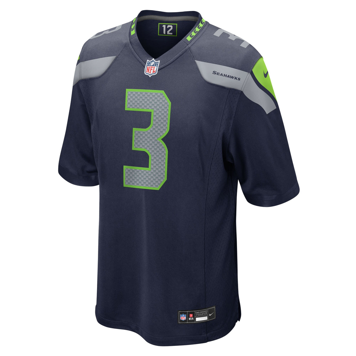 Seattle Seahawks Nick Emmanwori College Navy Team Game Jersey
