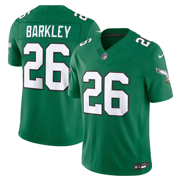 Philadelphia Eagles Saquon Barkley Kelly Green Alternate Vapor F.U.S.E. Stitched Limited Jersey