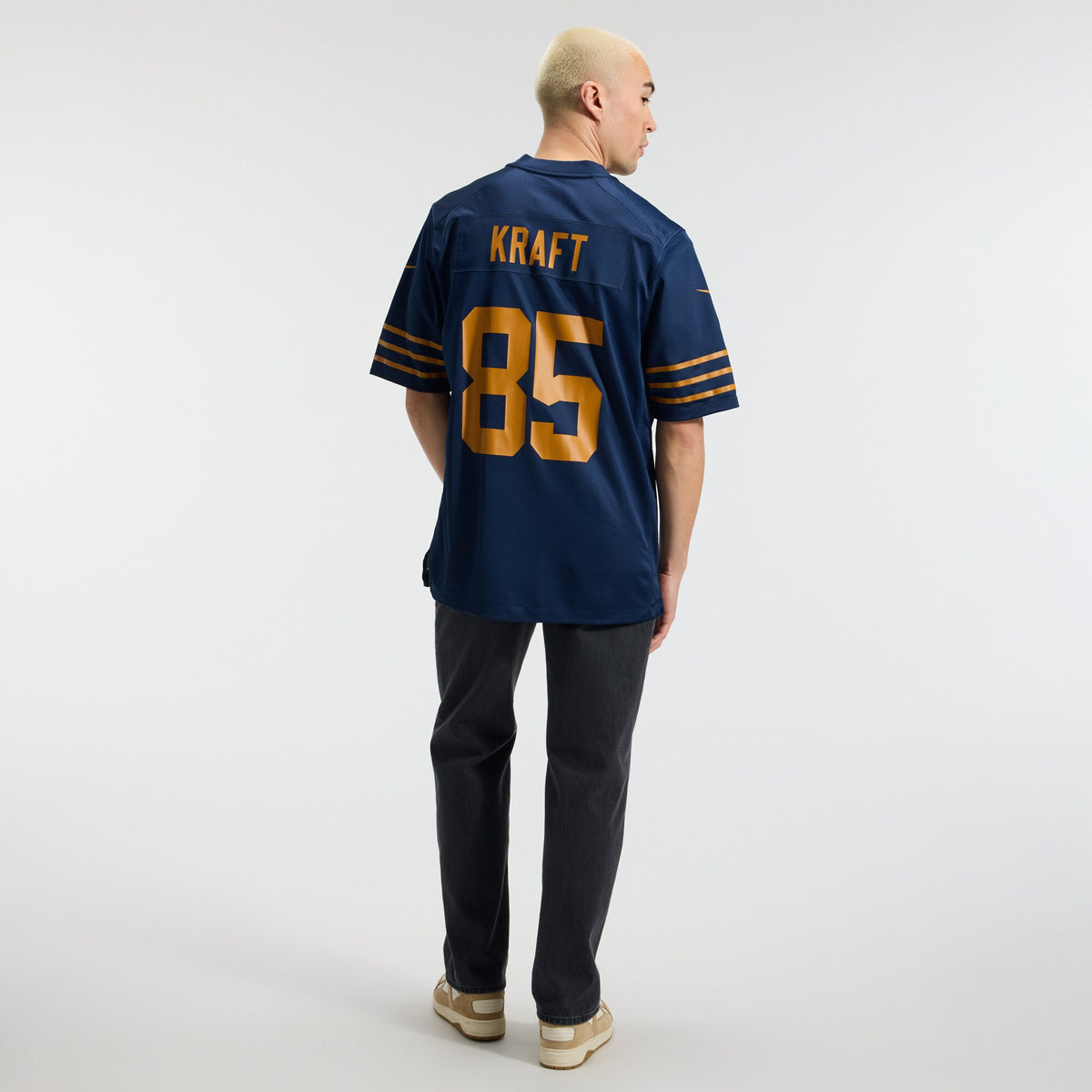 Green Bay Packers Tucker Kraft Navy Alternate Game Jersey