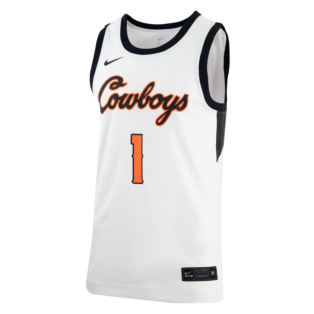 White Oklahoma State Cowboys Retro Replica Basketball Jersey