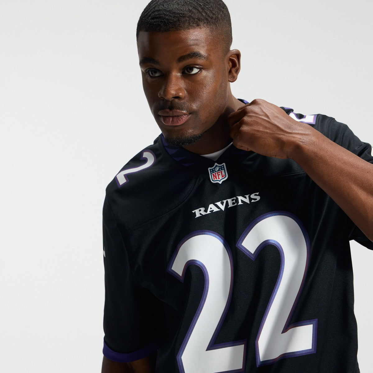 Baltimore Ravens Derrick Henry Black Alternate Game Jersey