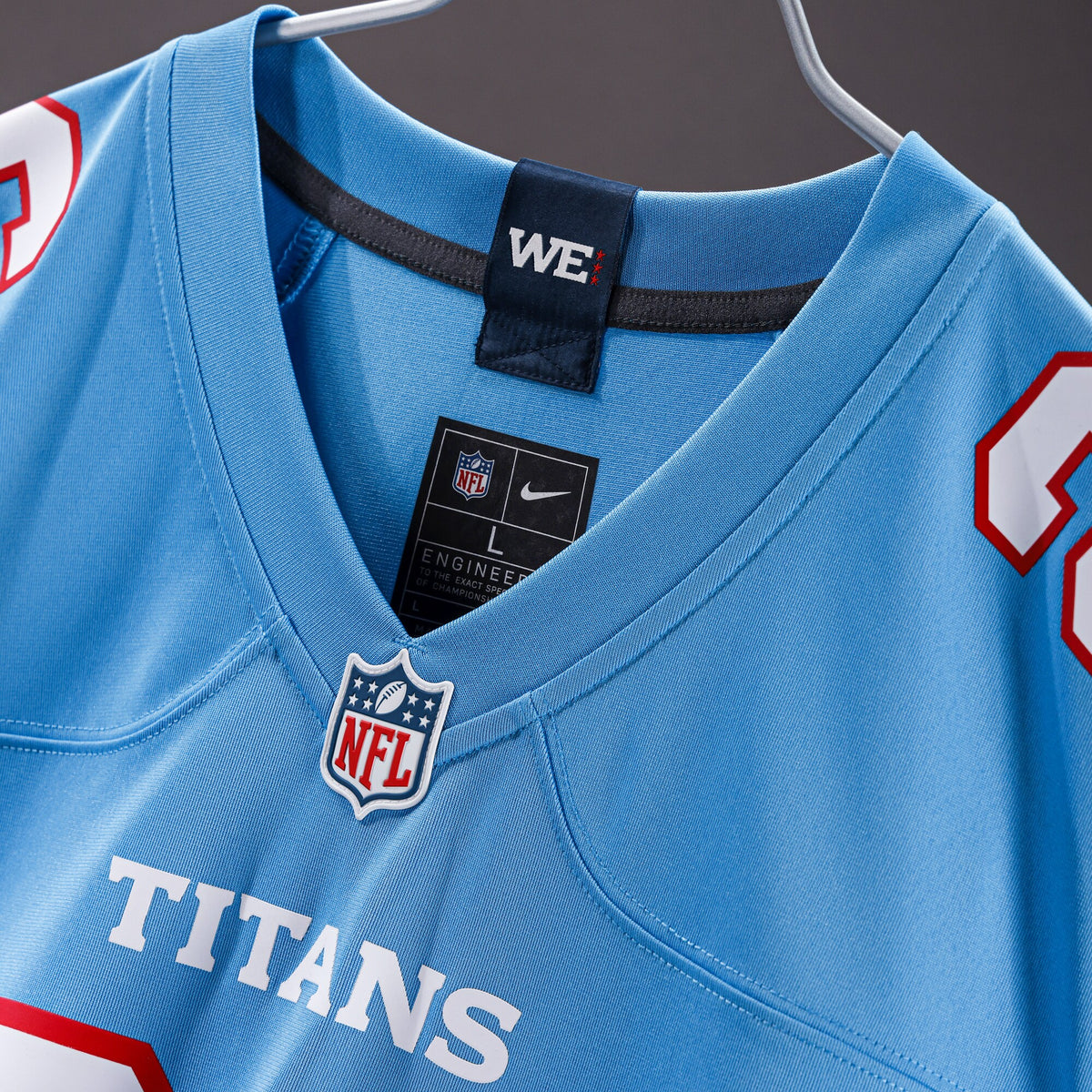 Tennessee Titans Jeffery Simmons Light Blue Game Jersey