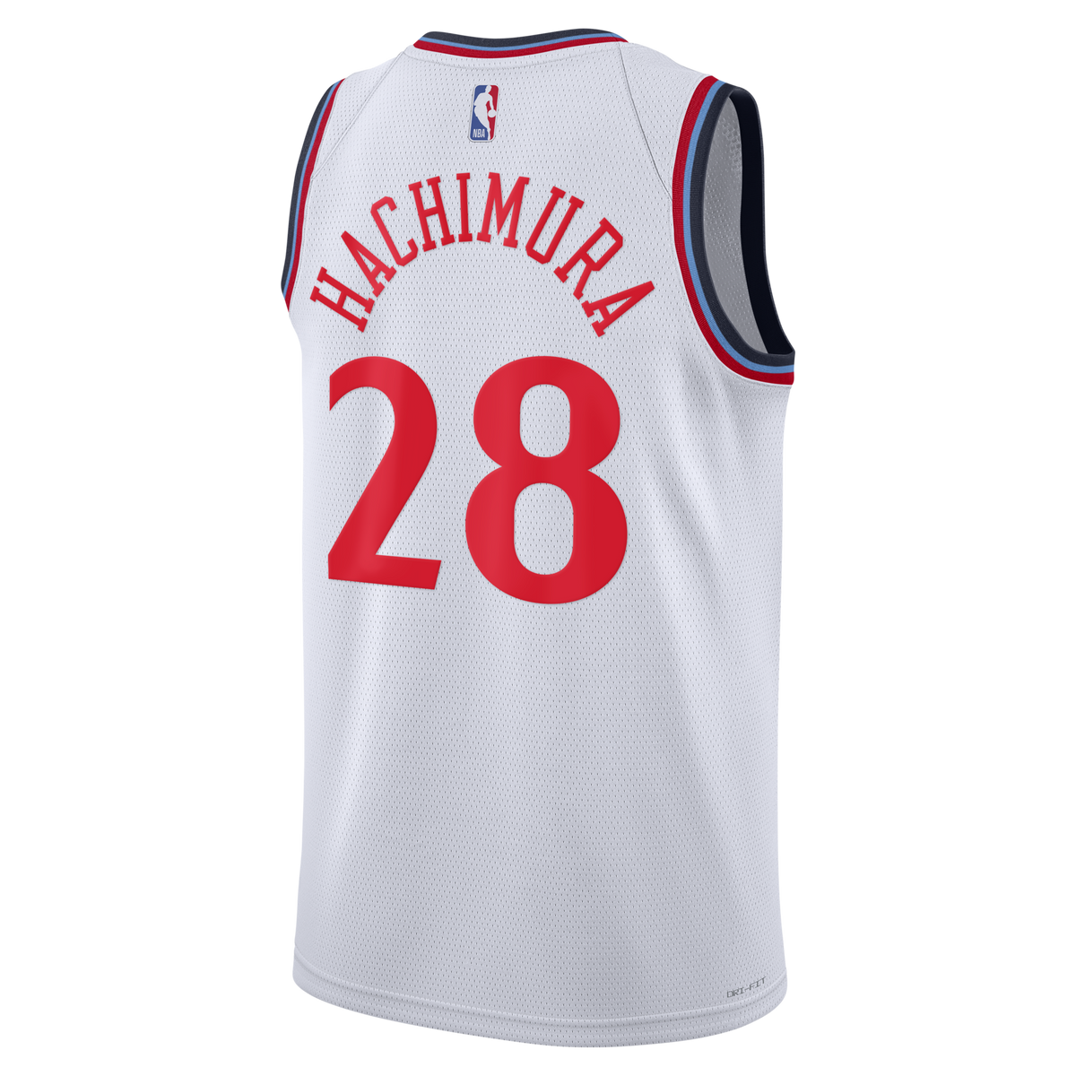 Los Angeles Clippers Replica Association Edition Swingman Jersey - White - Rui Hachimura