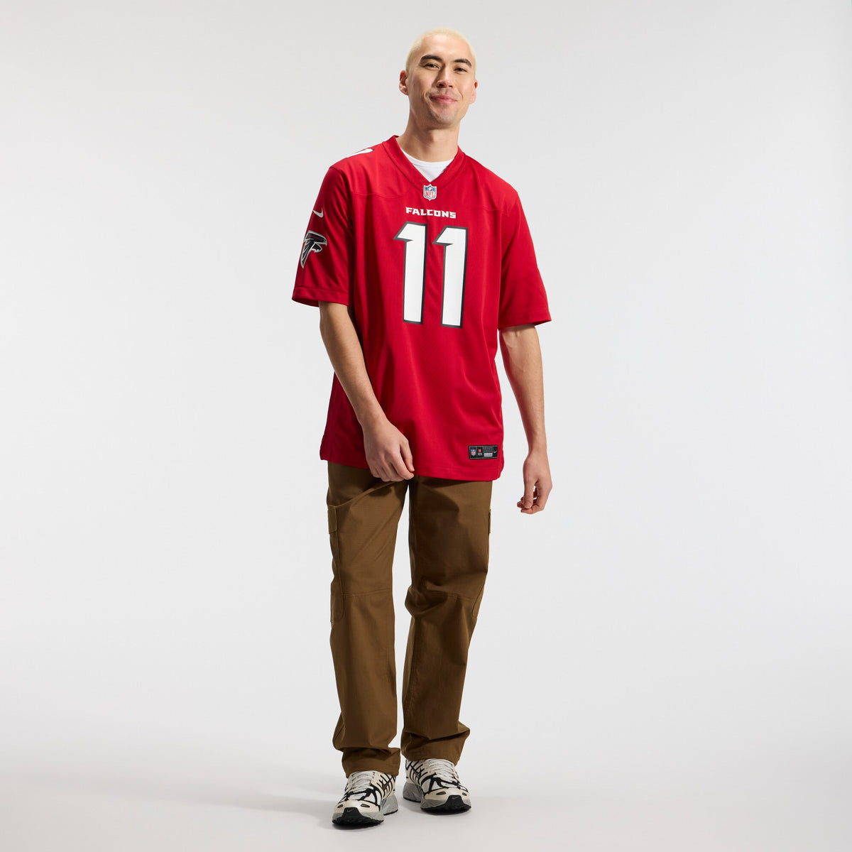 Atlanta Falcons Jalon Walker Red Game Jersey