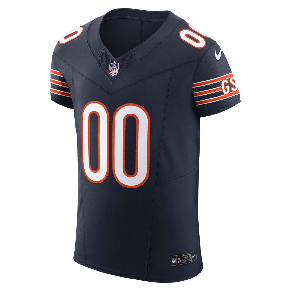Chicago Bears Navy Vapor F.U.S.E. Elite Custom Jersey