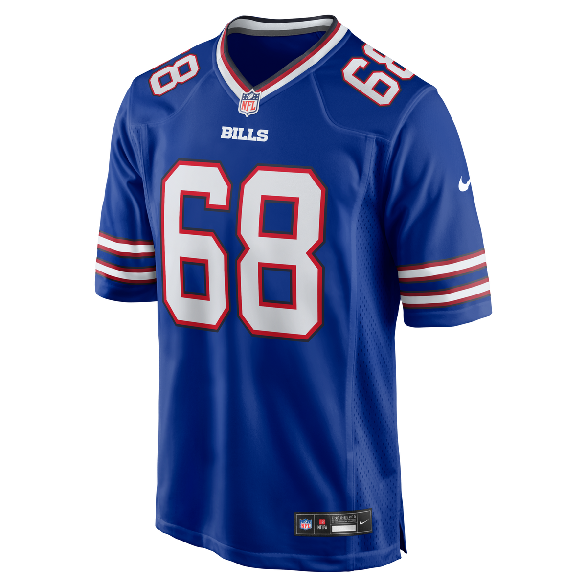 Buffalo Bills Joe DeLamielleure Royal Game Retired Player Jersey