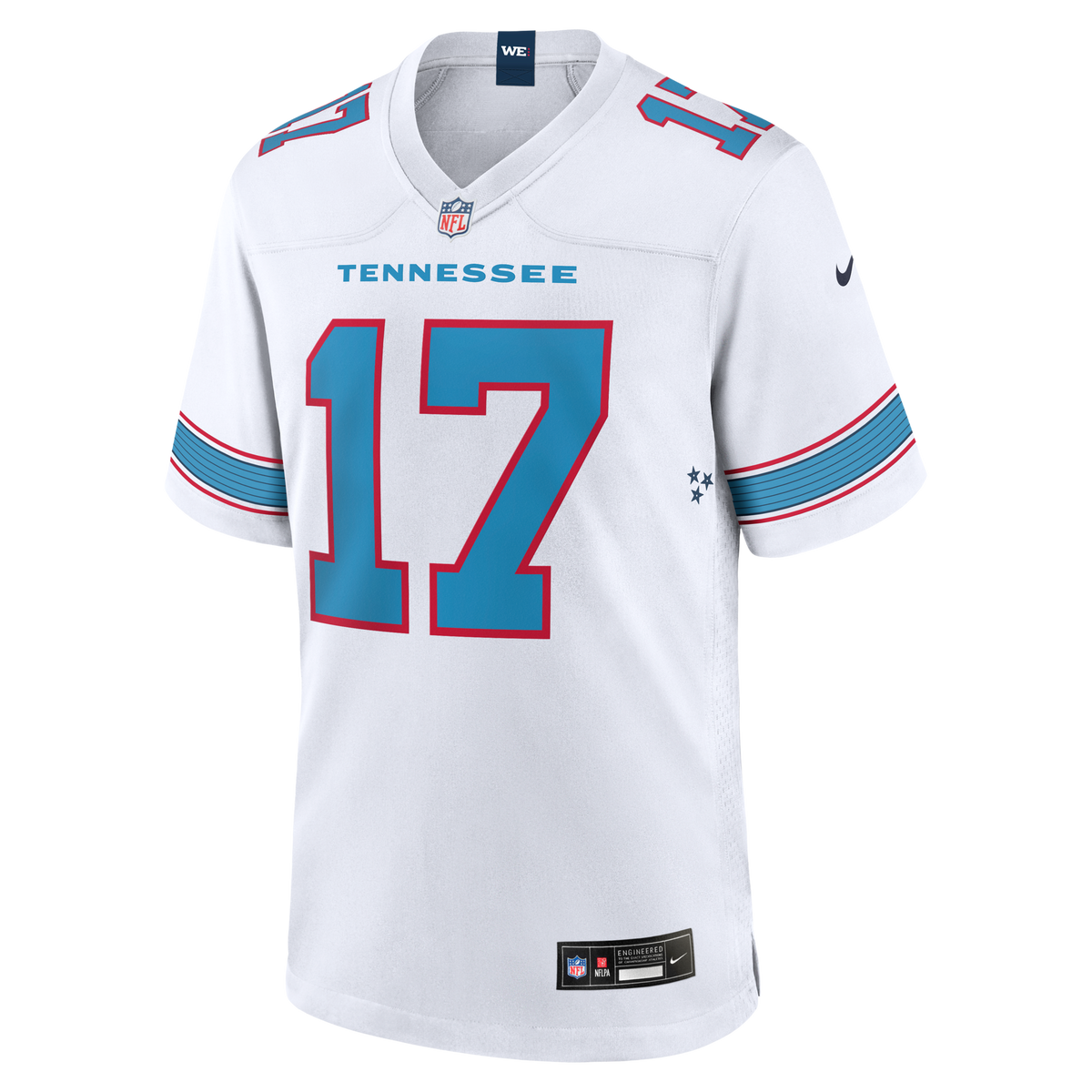 Tennessee Titans Chimere Dike White Game Jersey