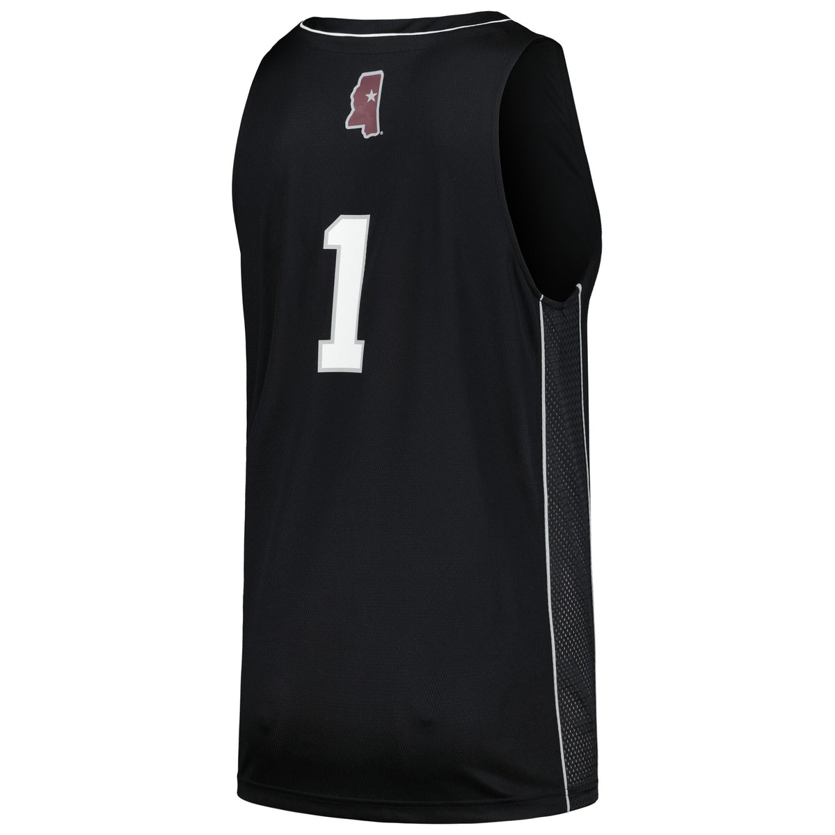 #1 Black Mississippi State Bulldogs Swingman Basketball Jersey