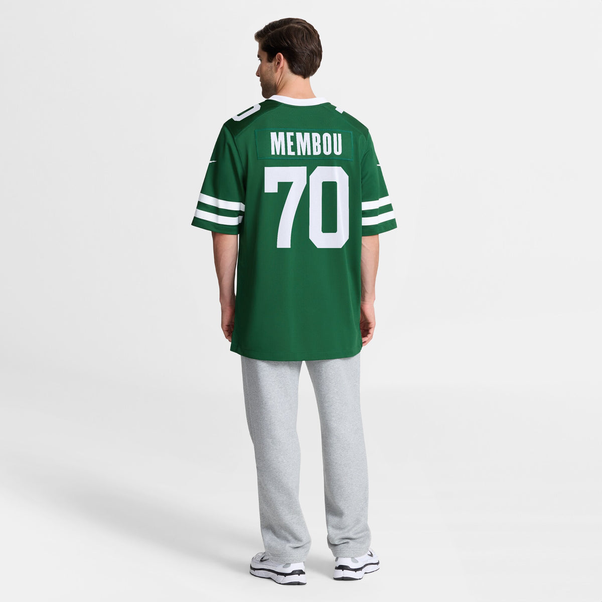 New York Jets Armand Membou Green Team Game Jersey