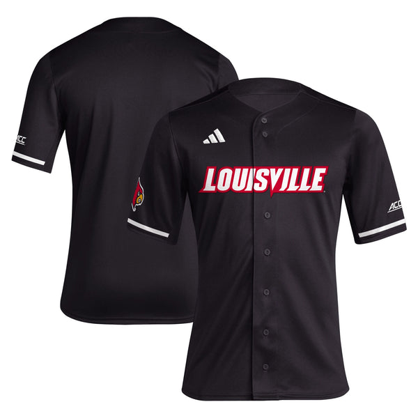 Black Louisville Cardinals Replica Baseball Jersey