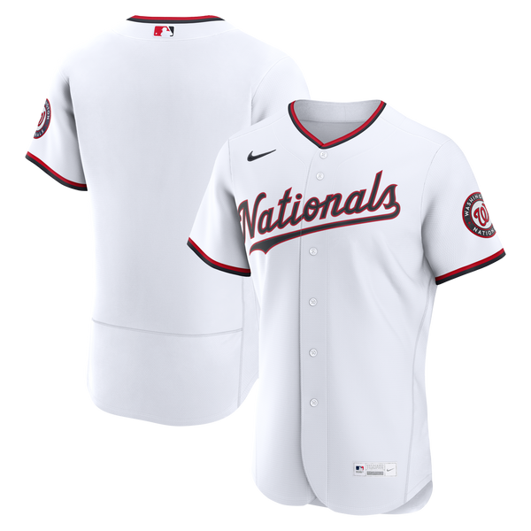 Washington Nationals White Home Authentic Jersey