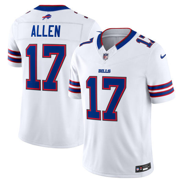 Buffalo Bills Josh Allen White Vapor F.U.S.E. Stitched Limited Jersey