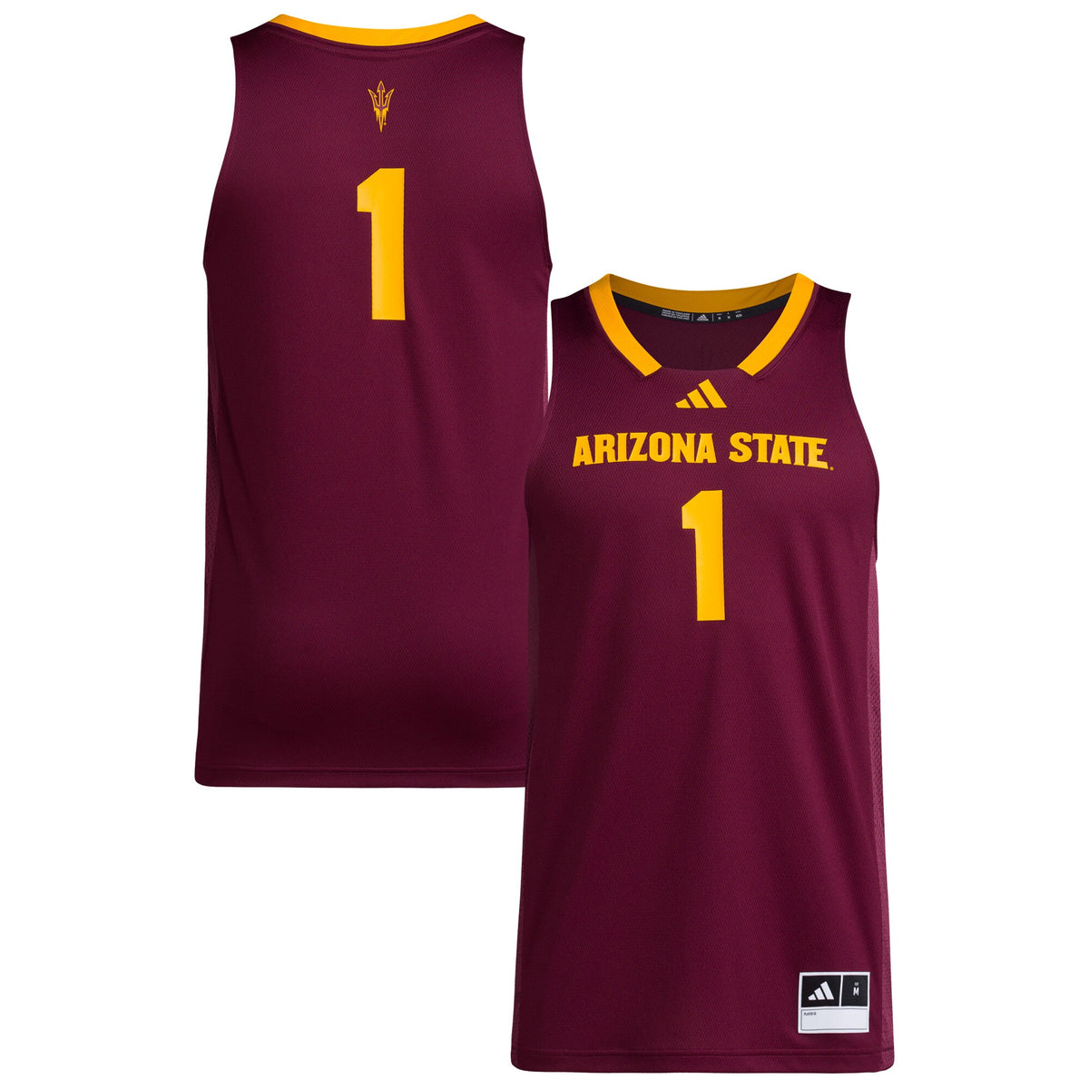#1 Maroon Arizona State Sun Devils Replica Swingman Jersey