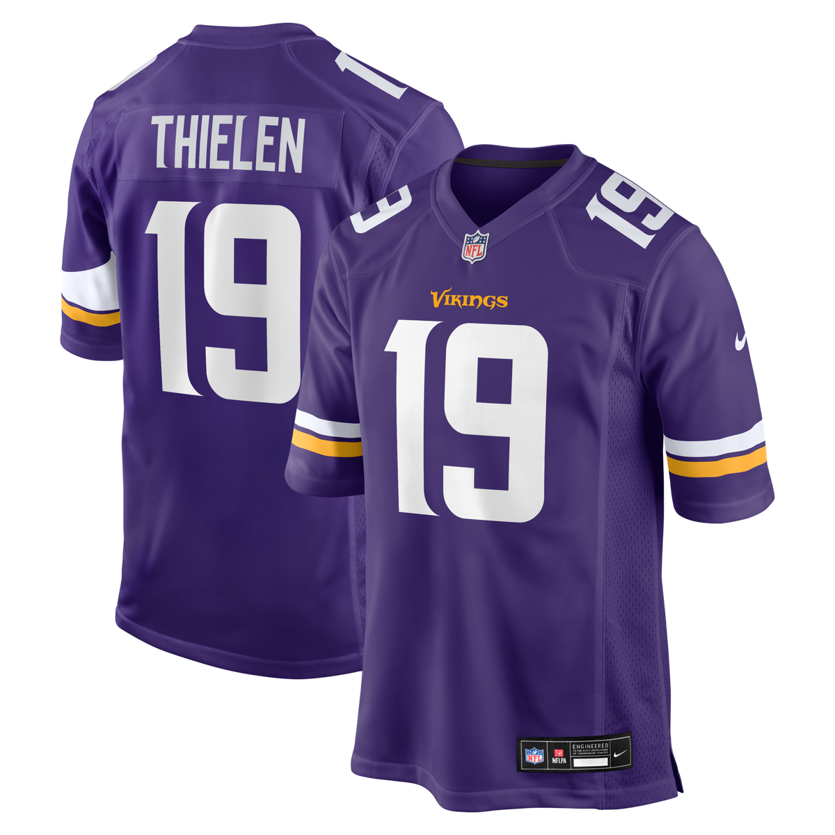 Minnesota Vikings Adam Thielen Purple Game Jersey