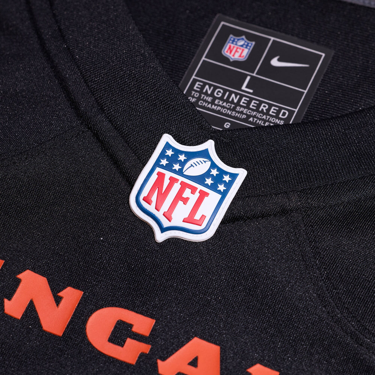 Cincinnati Bengals Sam Hubbard Black Player Game Jersey