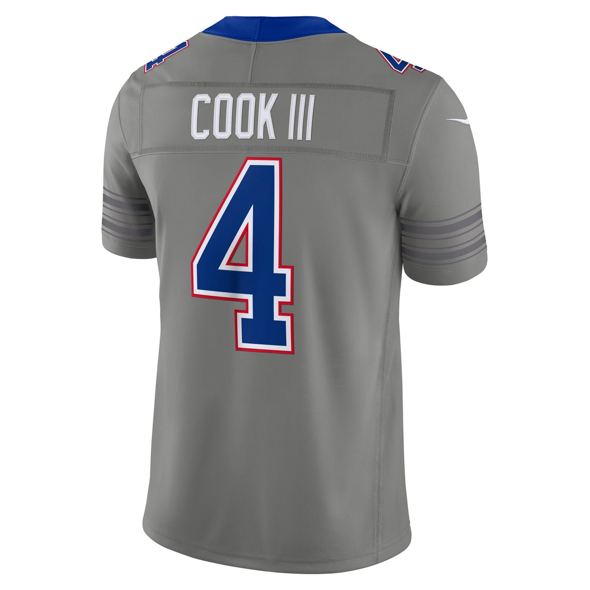 Buffalo Bills James Cook III Gray Nickel City Vapor F.U.S.E. Stitched Limited Jersey