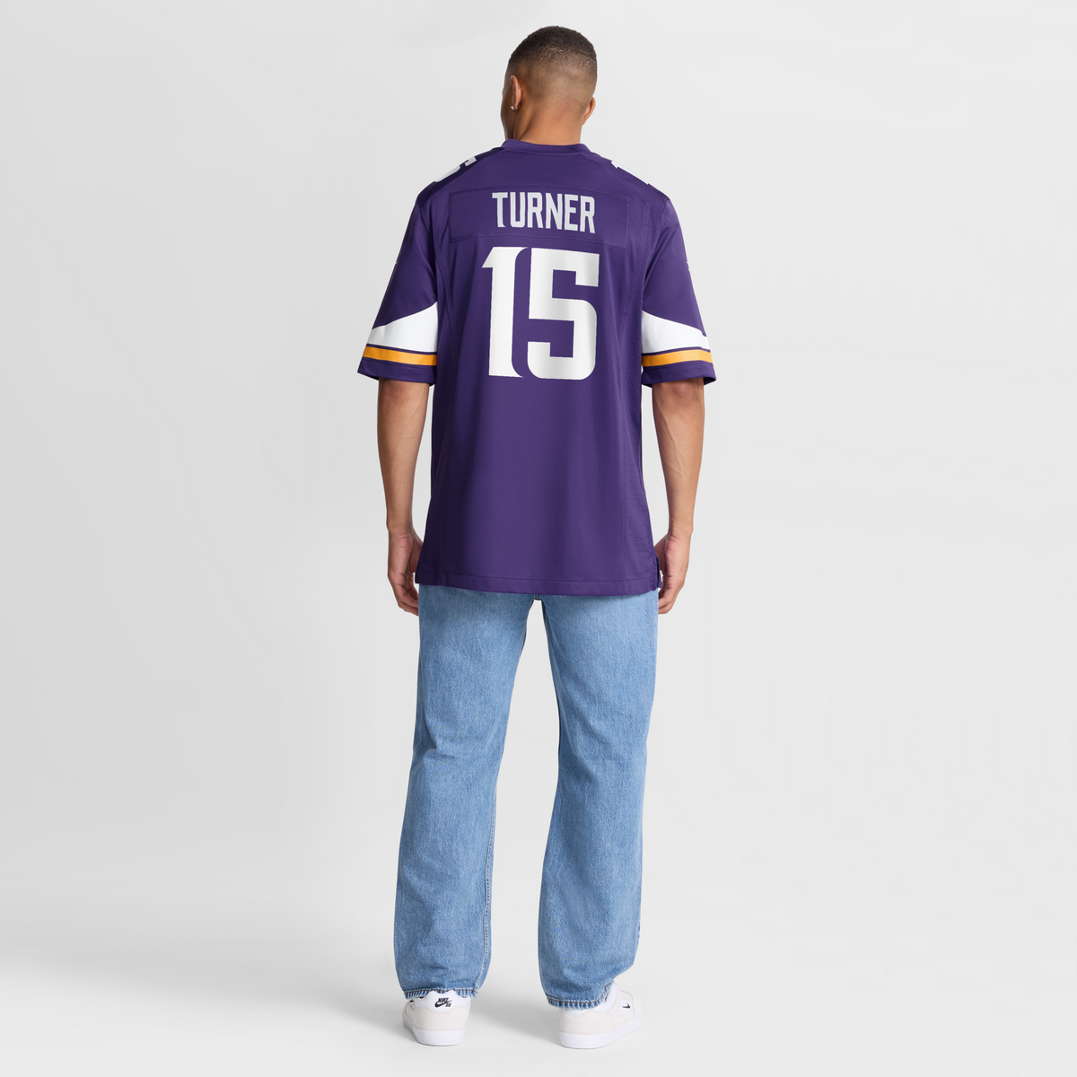 Minnesota Vikings Dallas Turner Purple Player Game Jersey