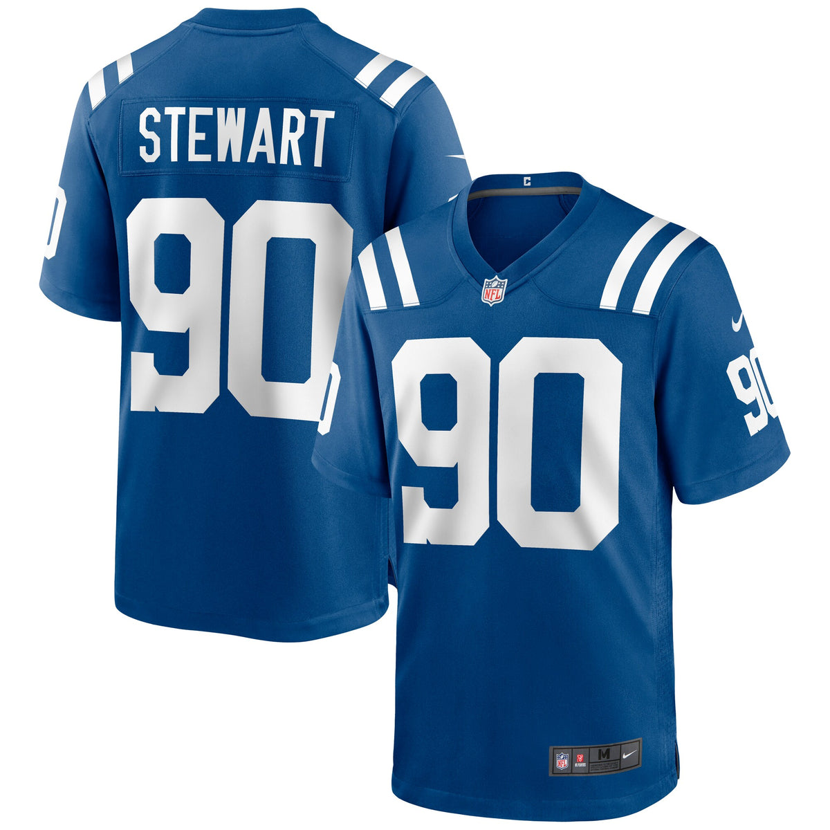 Indianapolis Colts Grover Stewart Royal Game Jersey