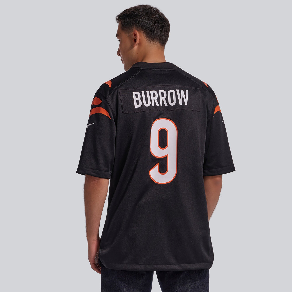 Cincinnati Bengals Joe Burrow Black Player Game Jersey