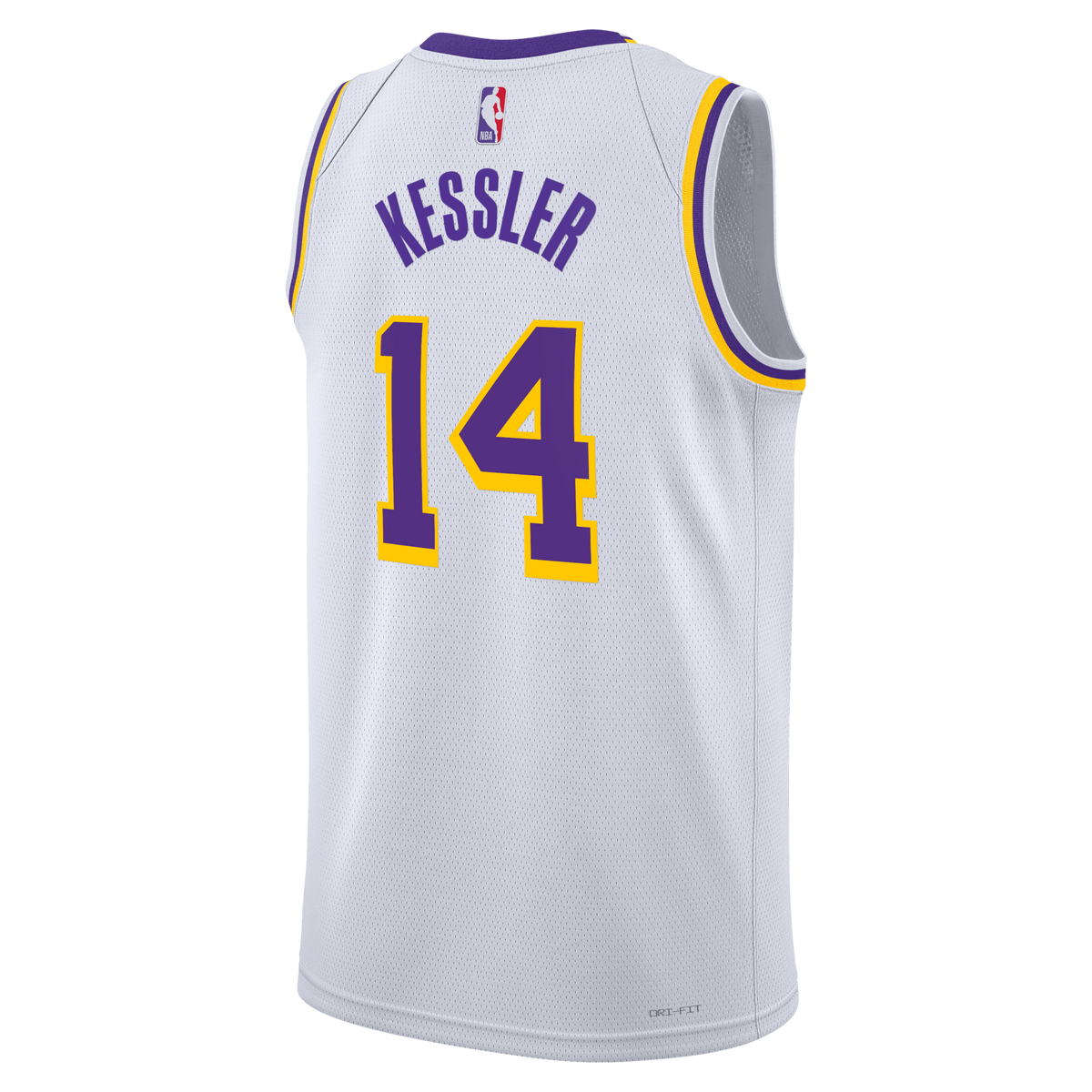 Los Angeles Lakers Association Edition Edition Swingman Jersey - White - Walker Kessler