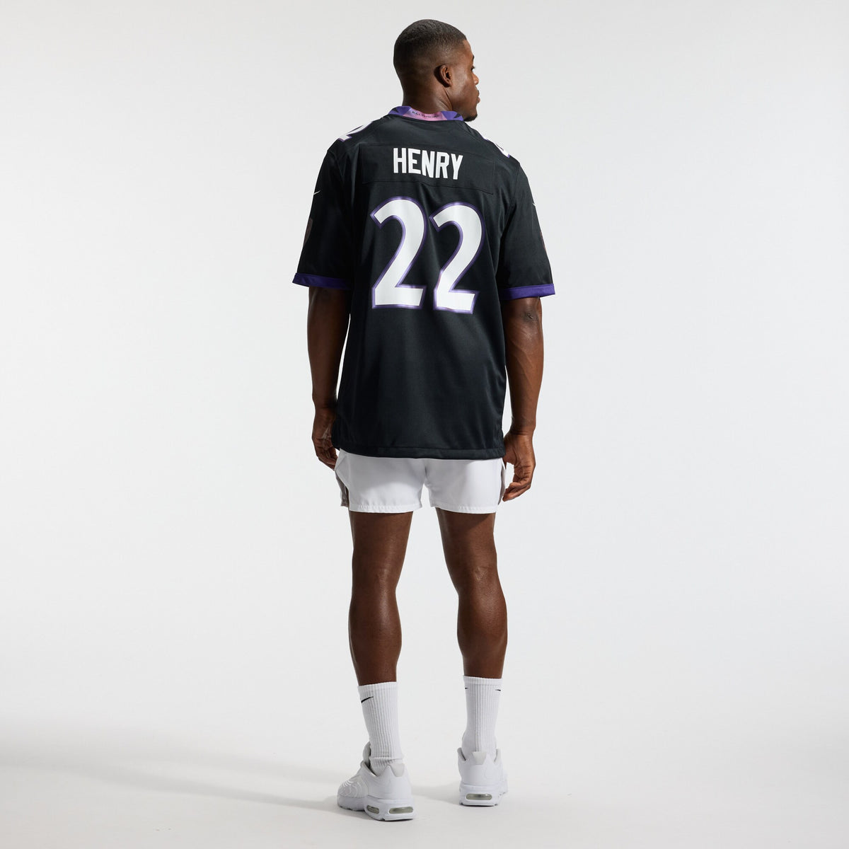 Baltimore Ravens Derrick Henry Black Alternate Game Jersey