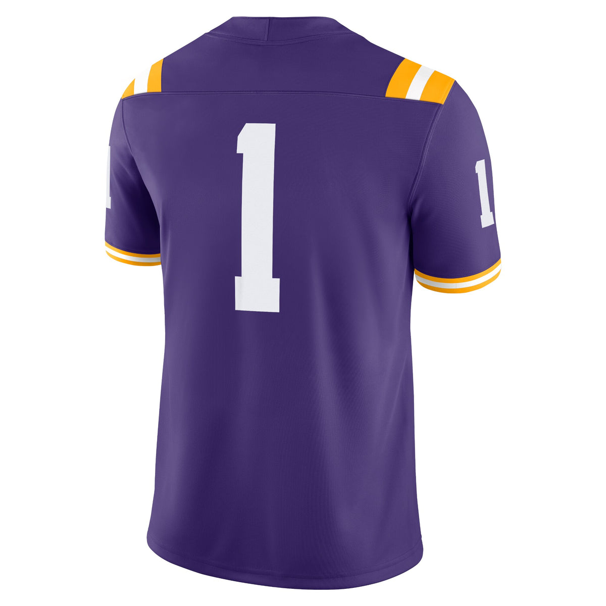 #1 Purple LSU Tigers Game Jersey