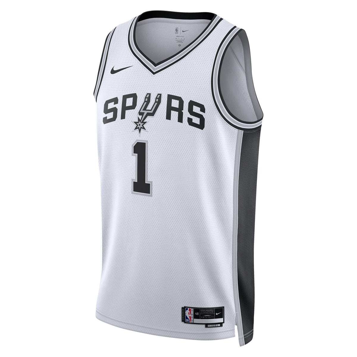 San Antonio Spurs Association Edition Swingman Jersey - White - Victor Wembanyama