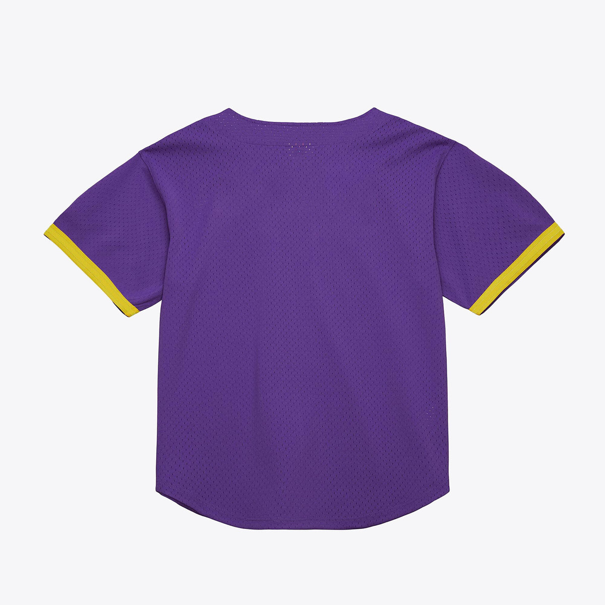 Mitchell & Ness Purple LSU Tigers Mesh Button-Up Batting Practice Baseball Jersey