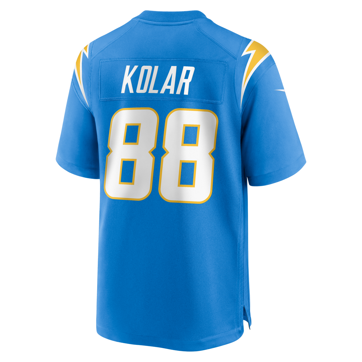 Los Angeles Chargers Charlie Kolar Powder Blue Team Game Jersey
