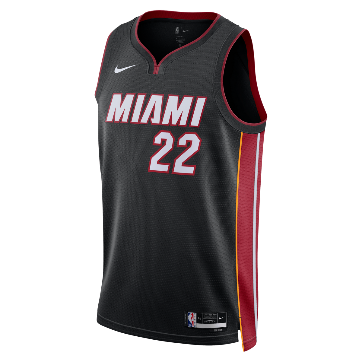 Miami Heat Icon Edition Swingman Jersey - Black - Andrew Wiggins