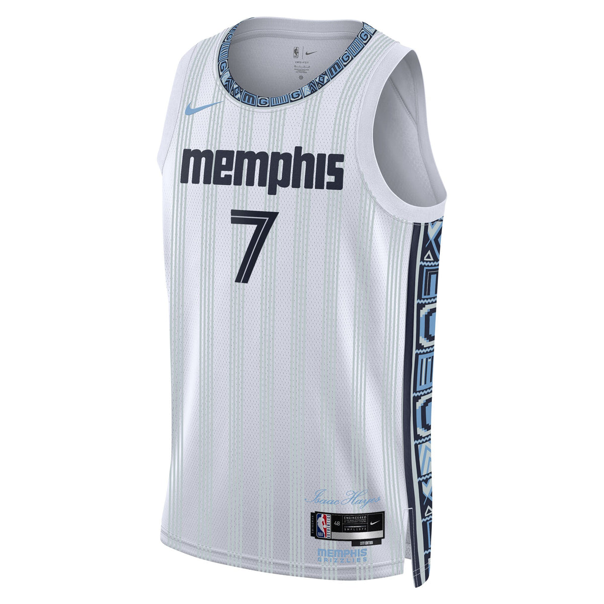 Memphis Grizzlies 2025/26 City Edition Swingman Jersey - Gray - Santi Aldama
