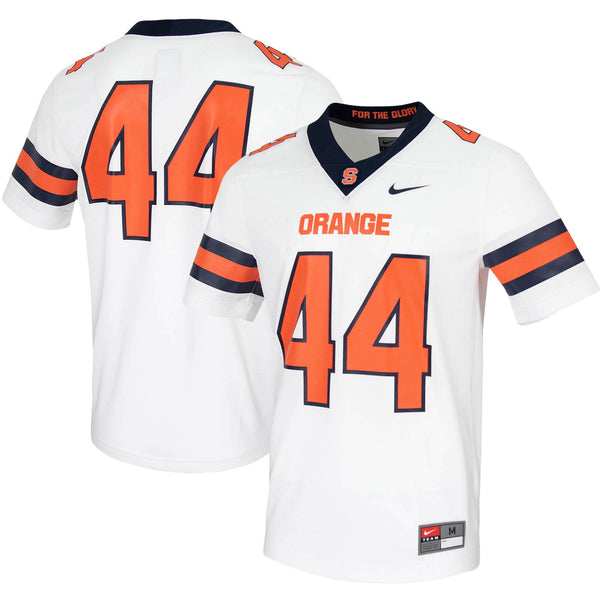 #44 White Syracuse Orange Untouchable Game Jersey