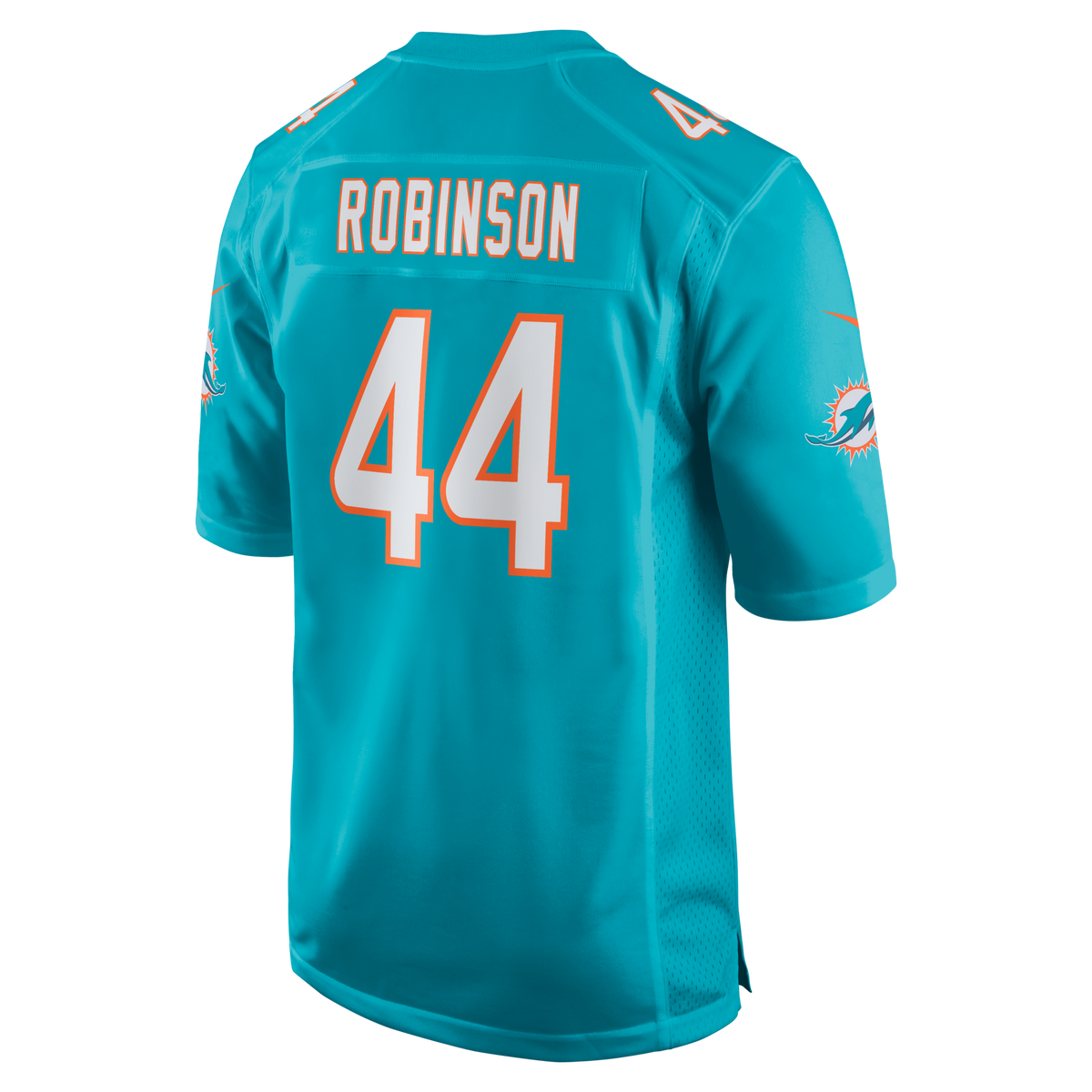 Miami Dolphins Chop Robinson Aqua Player Game Jersey