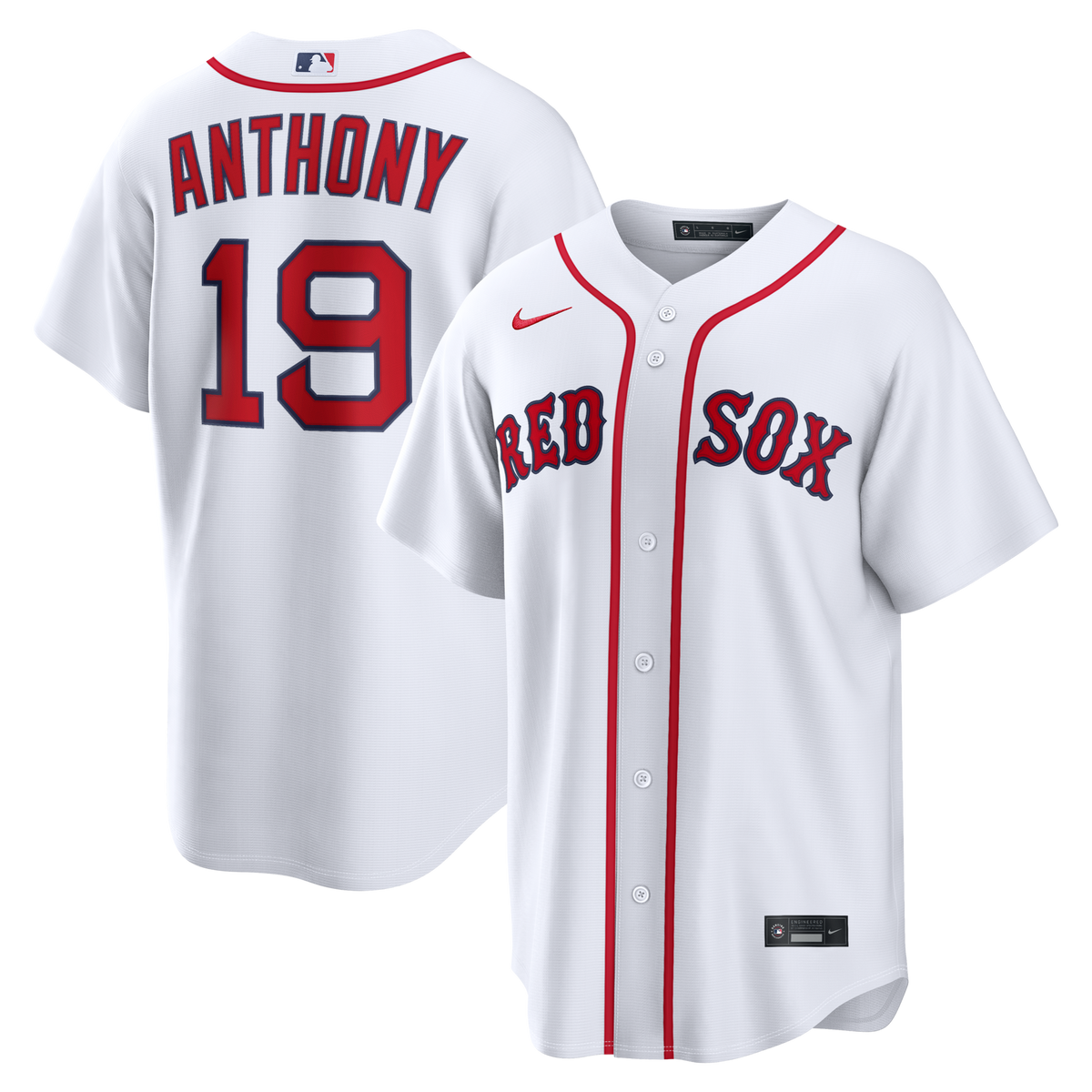Boston Red Sox Roman Anthony White Home Replica Jersey