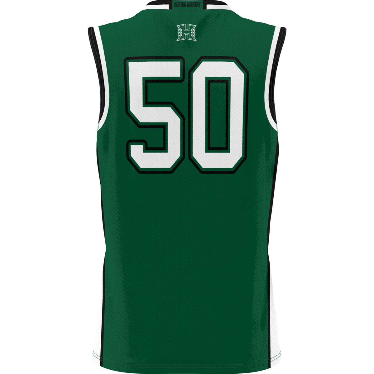 GameDay Greats #50 Green Hawaii Rainbow Warriors Lightweight Basketball Jersey