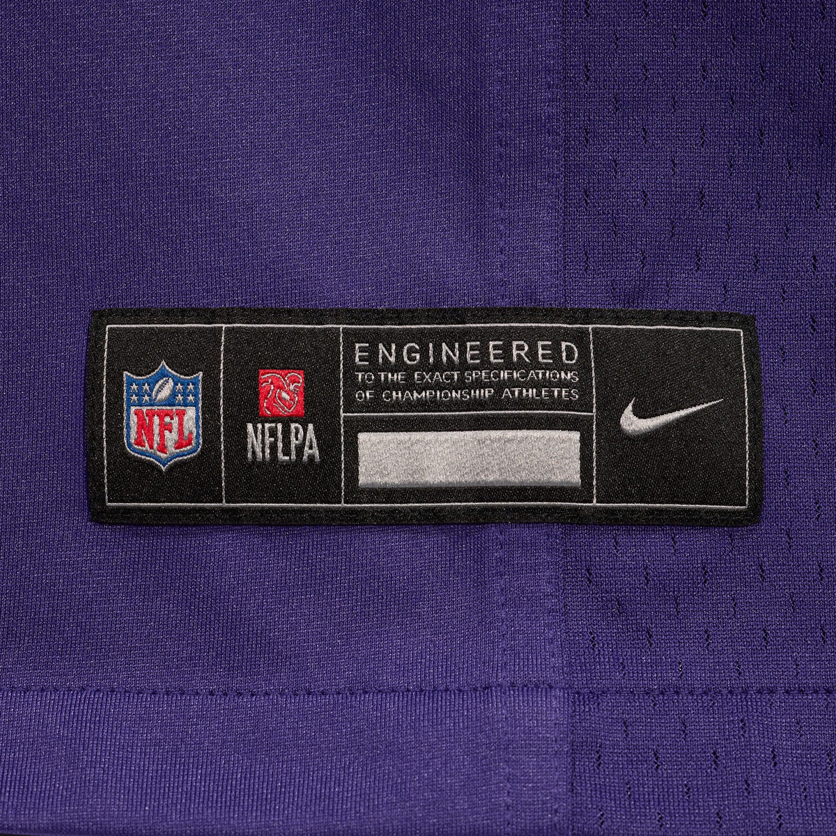 Baltimore Ravens Nick Moore Purple Game Jersey