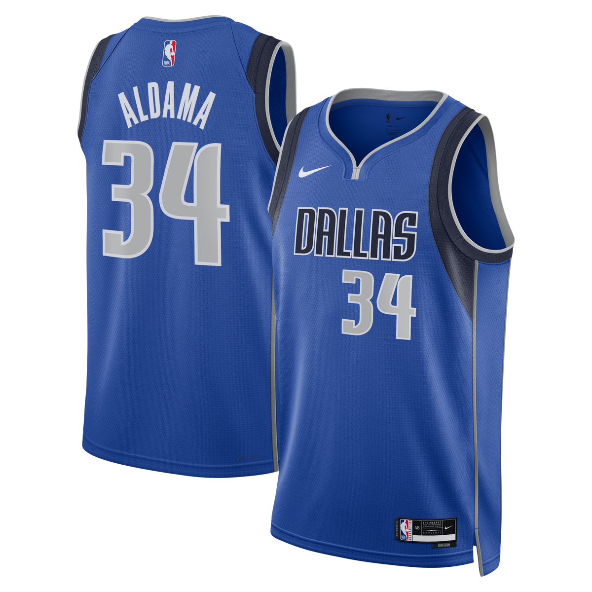Dallas Mavericks Icon Edition Swingman Jersey - Blue - Santi Aldama