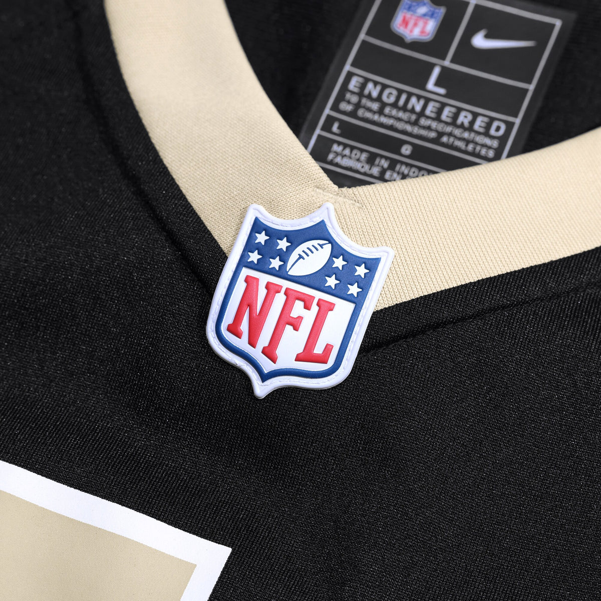 New Orleans Saints Michael Davis Black Team Game Jersey