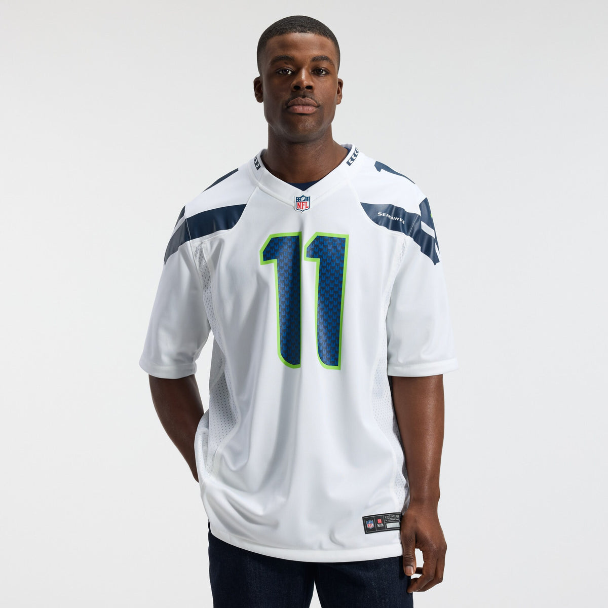 Seattle Seahawks Jaxon Smith-Njigba White Game Jersey