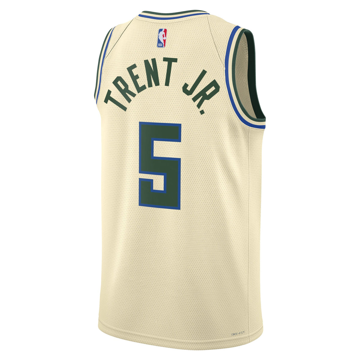 Milwaukee Bucks 2025/26 City Edition Swingman Jersey - Cream - Gary Trent Jr. -
