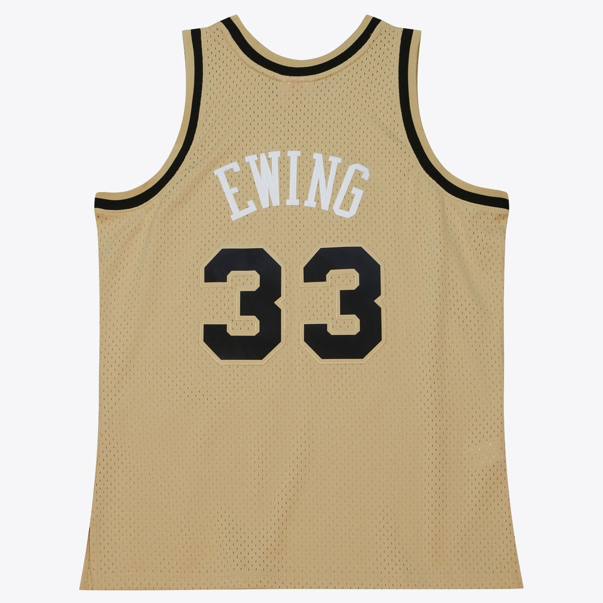 New York Knicks Mitchell & Ness Patrick Ewing 1991 Swingman Jersey - Khaki