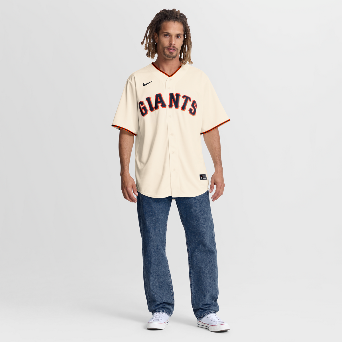 San Francisco Giants Jesus Rodriguez Cream Home Replica Jersey