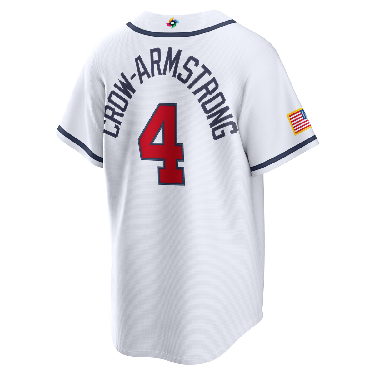 USA Baseball Pete Crow-Armstrong White 2026 World Baseball Classic Home Stadium Jersey