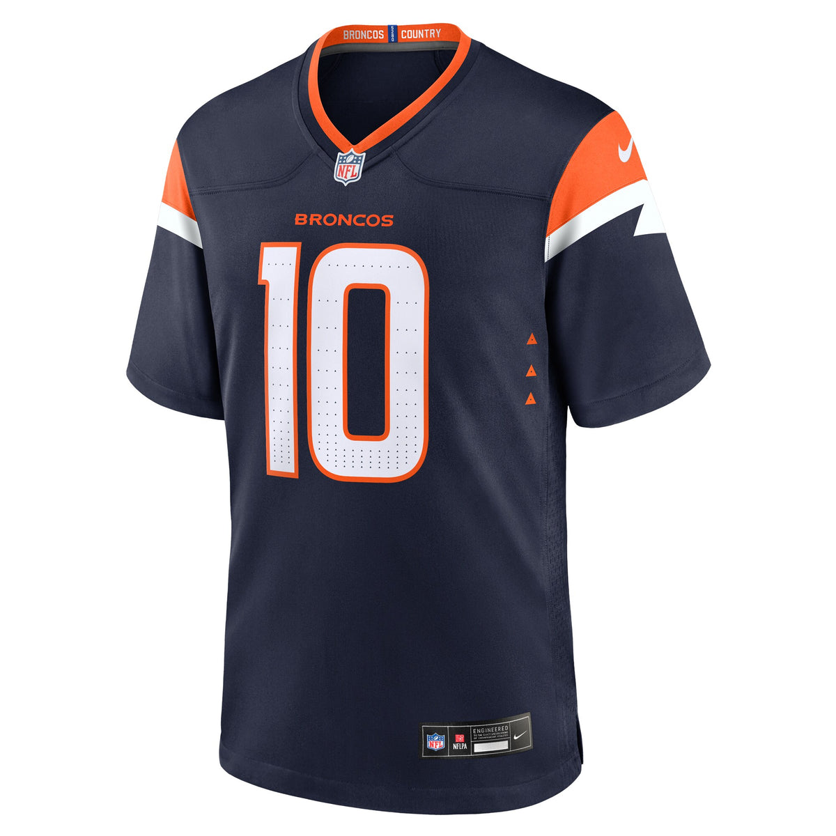 Denver Broncos Bo Nix Navy Alternate Game Jersey