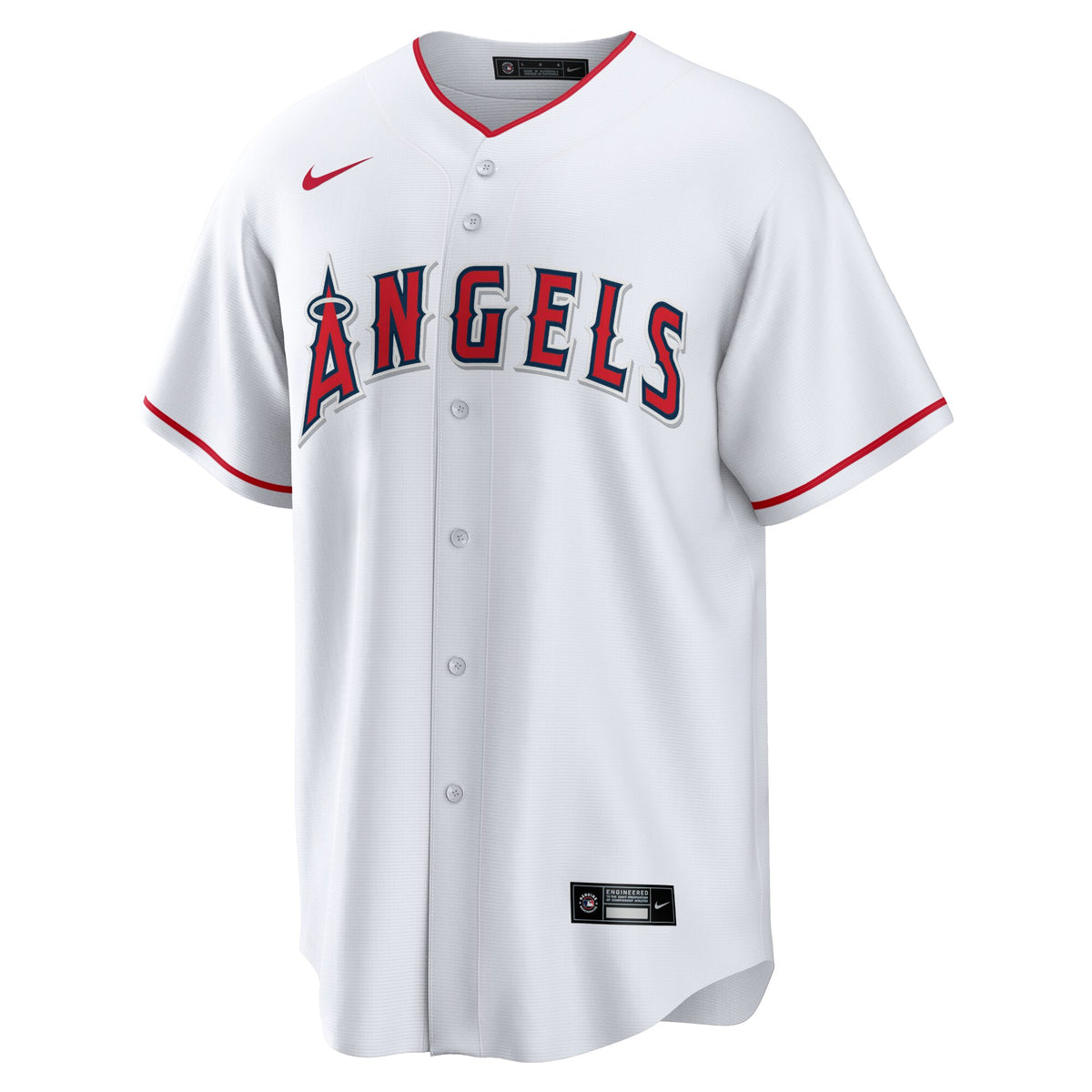 Los Angeles Angels Mike Trout White Home Replica Player Name Jersey