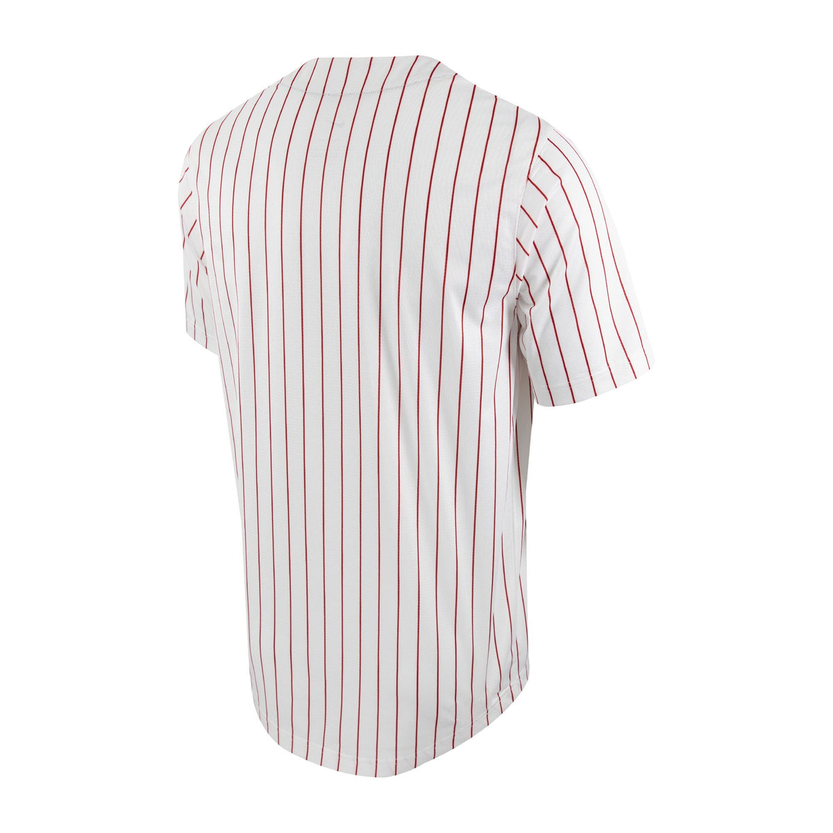 White/Crimson Alabama Crimson Tide Pinstripe Replica Full-Button Baseball Jersey