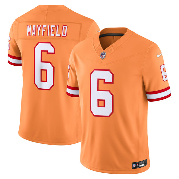 Tampa Bay Buccaneers Baker Mayfield Creamsicle Alternate Vapor F.U.S.E. Stitched Limited Jersey