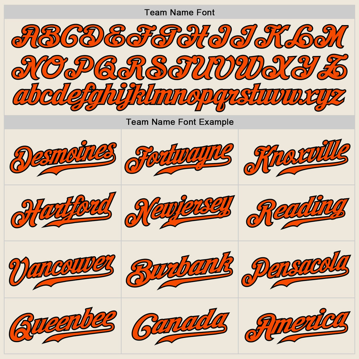 Custom Cream Black Pinstripe Orange-Black Authentic Baseball Jersey