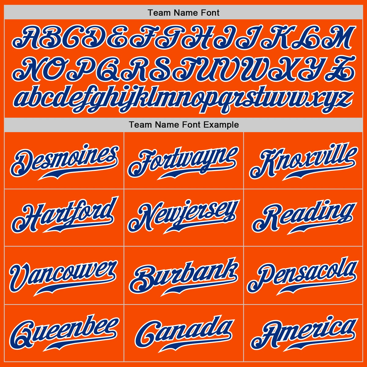 Custom Orange White Pinstripe Royal-White Authentic Baseball Jersey